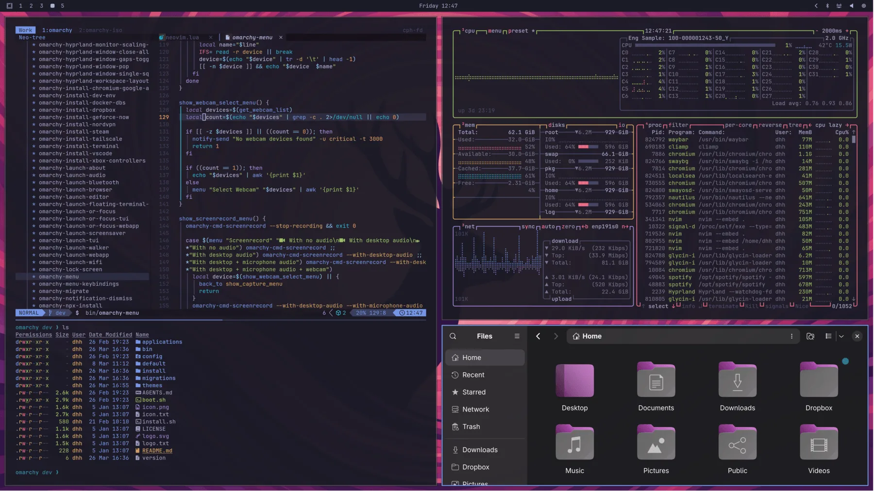 Tokyo Night on the desktop