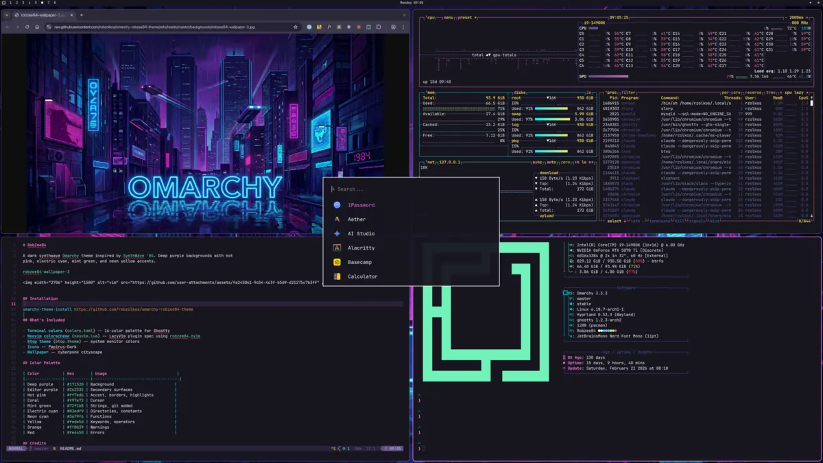 RobZee84 theme screenshot